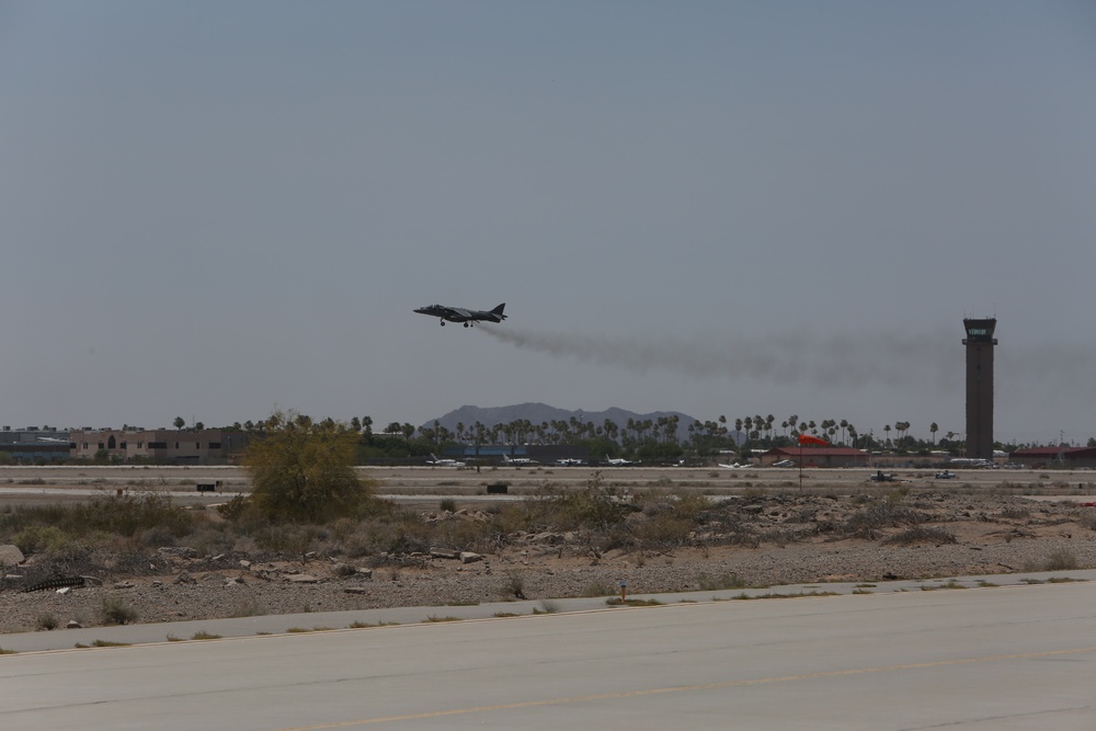 Marine Attack Squadron conducts division lead training at MCAS Yuma