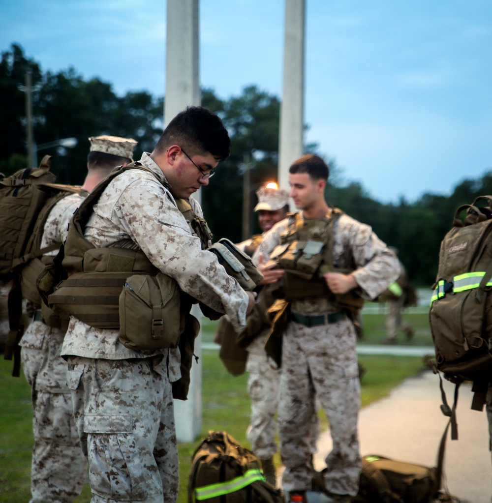 2nd Supply Battalion conducts hike for morale