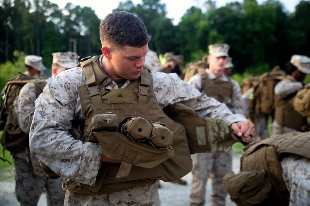 2nd Supply Battalion conducts hike for morale