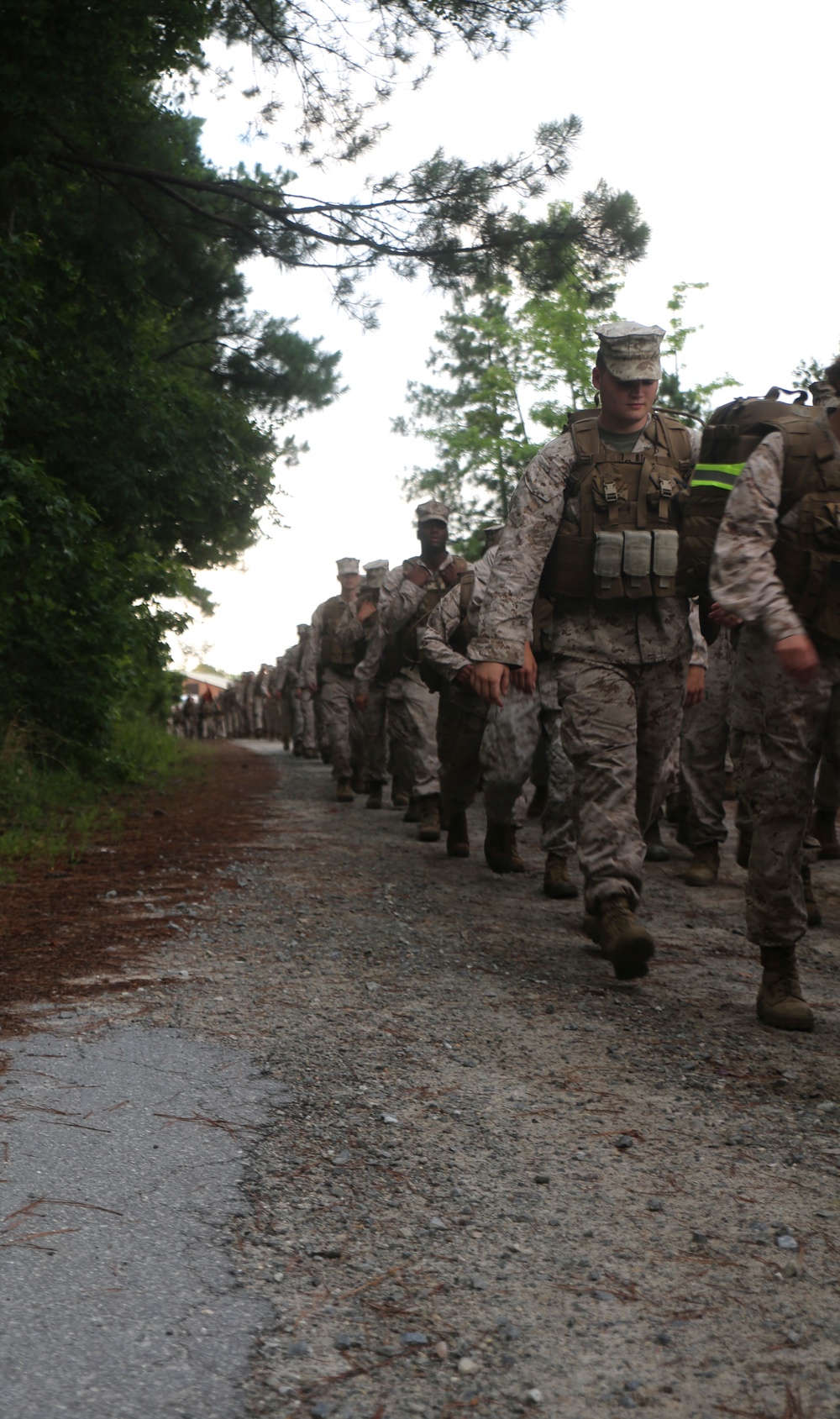 2nd Supply Battalion conducts hike for morale