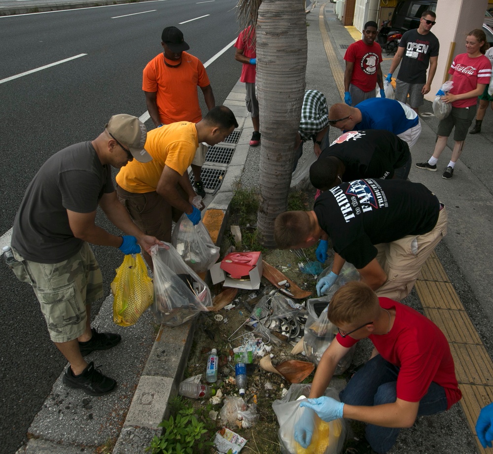 Camp Foster cleans up