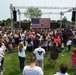 First lady Michelle Obama visits the US community in Vicenza, Italy