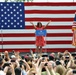 First lady Michelle Obama visits the US community in Vicenza, Italy