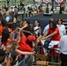 First lady Michelle Obama visits the US community in Vicenza, Italy