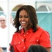 First lady Michelle Obama visits the US community in Vicenza, Italy