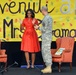 First lady Michelle Obama visits the US community in Vicenza, Italy