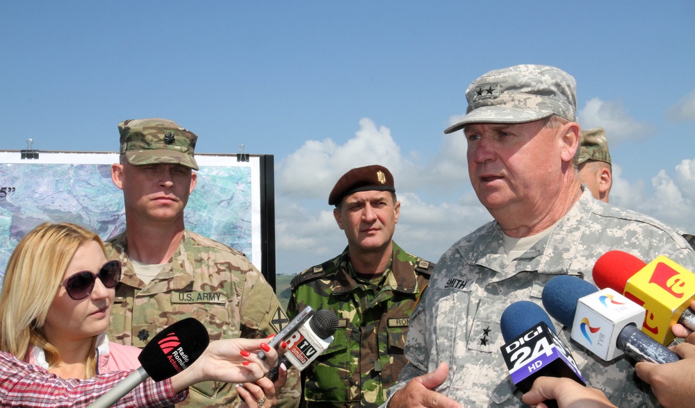 TAG visit troops during Resolute Castle 15