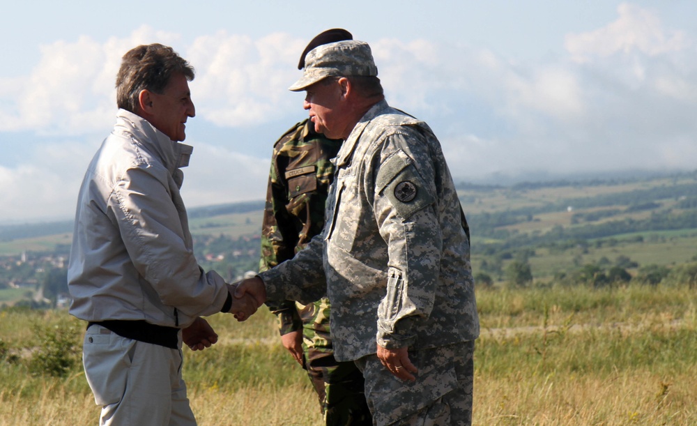 TAG visit troops during Resolute Castle 15