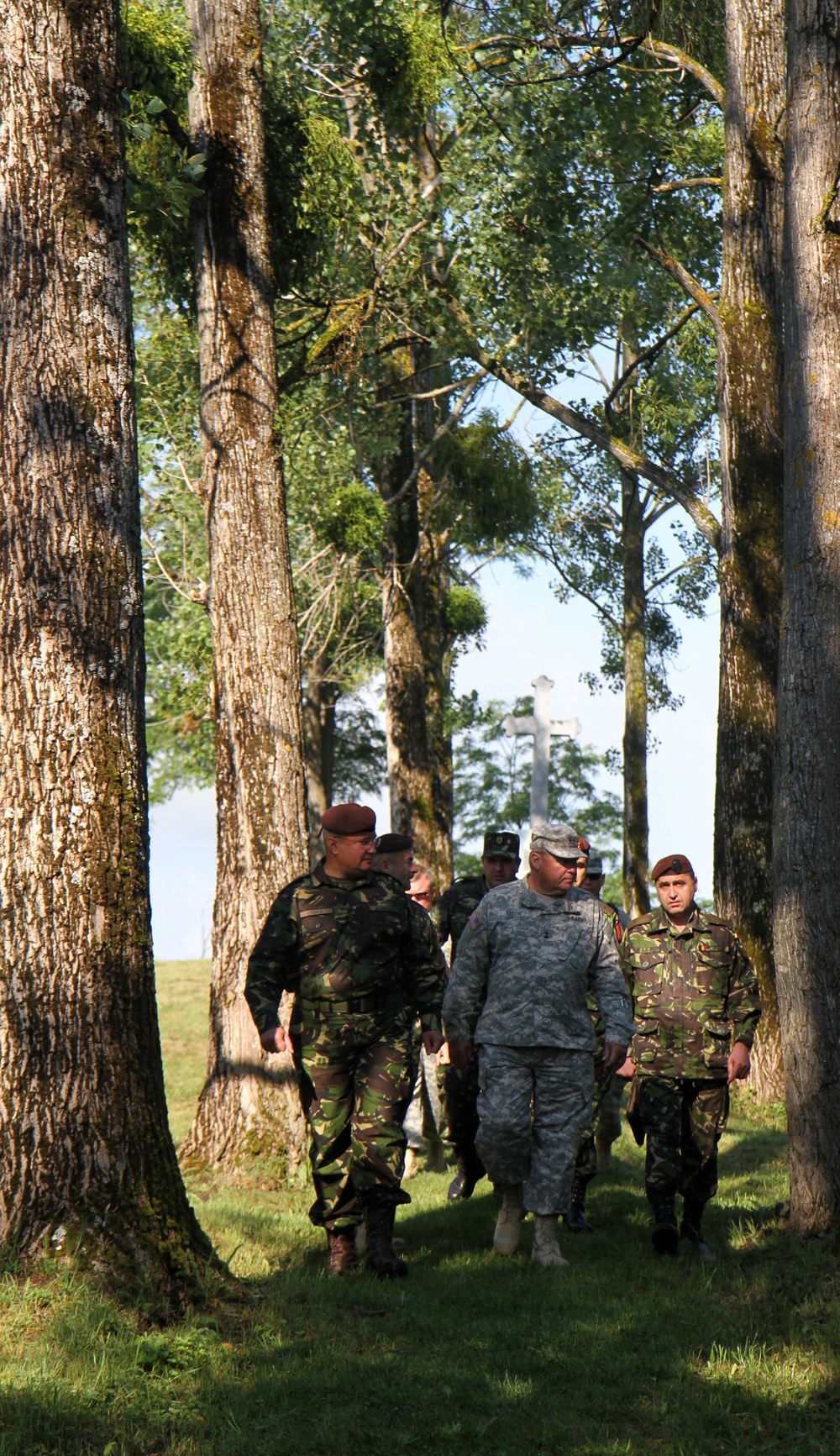 TAG visit troops during Resolute Castle 15