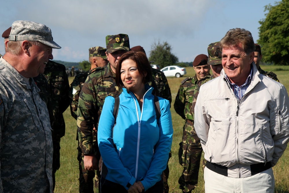 TAG visit troops during Resolute Castle 15