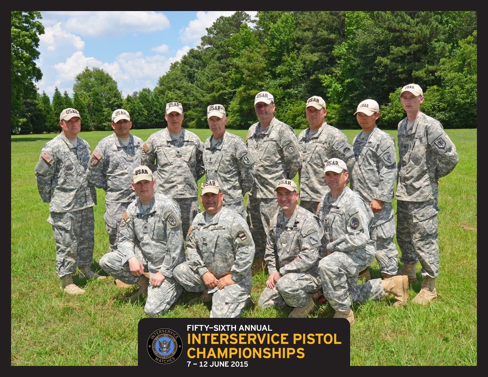 Army Reservist Soldiers in the Interservice Pistol Championships