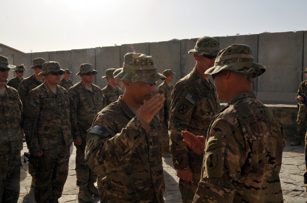 TAAC-S holds a patch ceremony