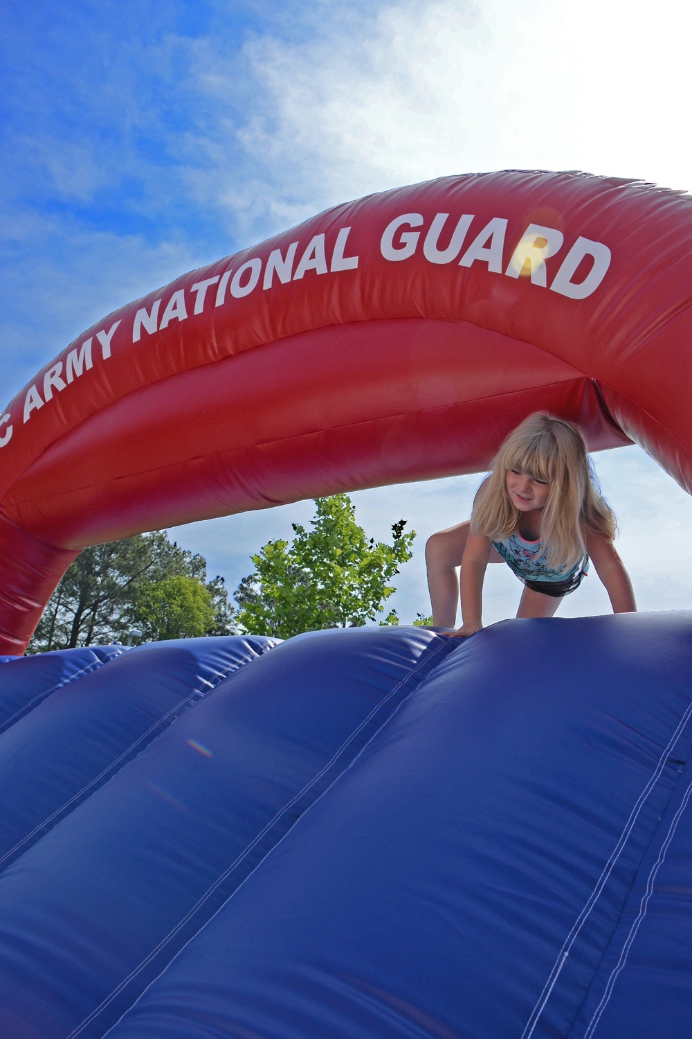 Community musters for National Guard race