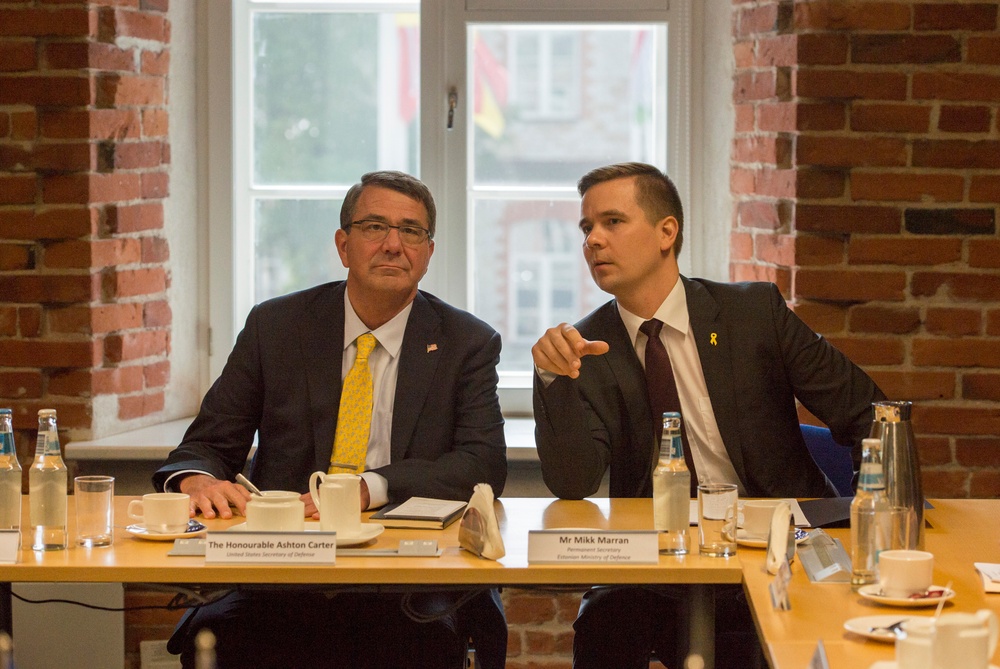 Secretary of defense visits Estonia