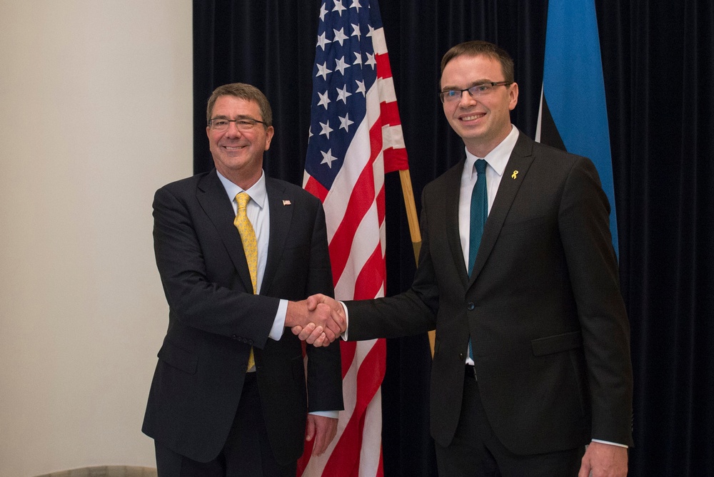 Secretary of defense visits Estonia