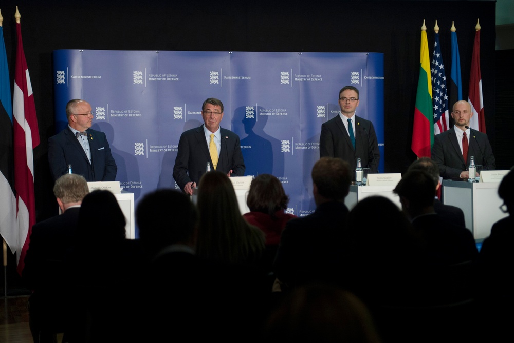 Secretary of defense visits Estonia