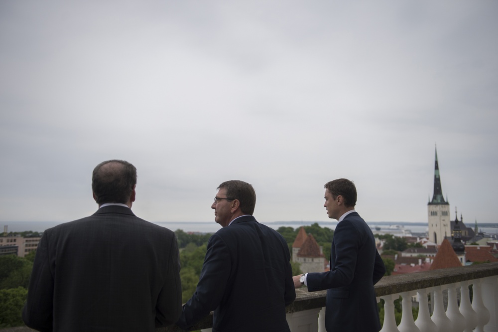 Secretary of defense visits Estonia