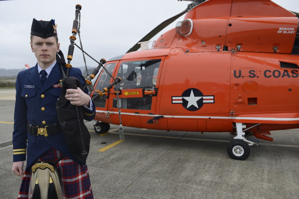Pipeband players proudly performing memorable melodies