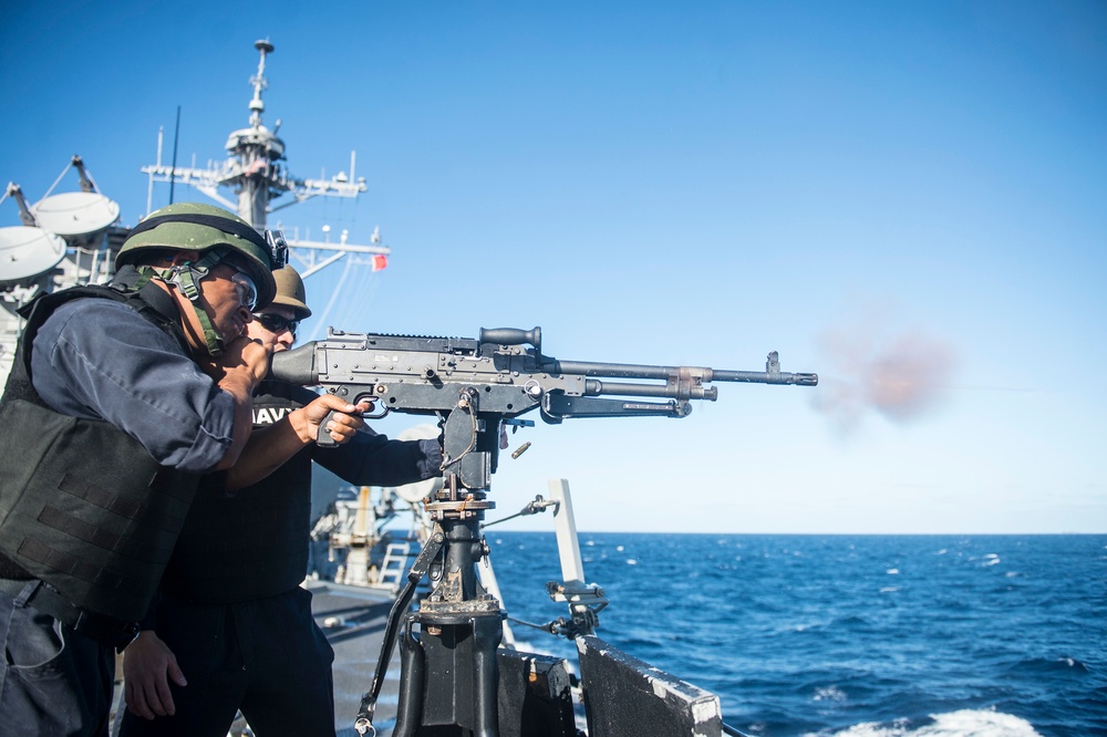 USS Preble live-fire training