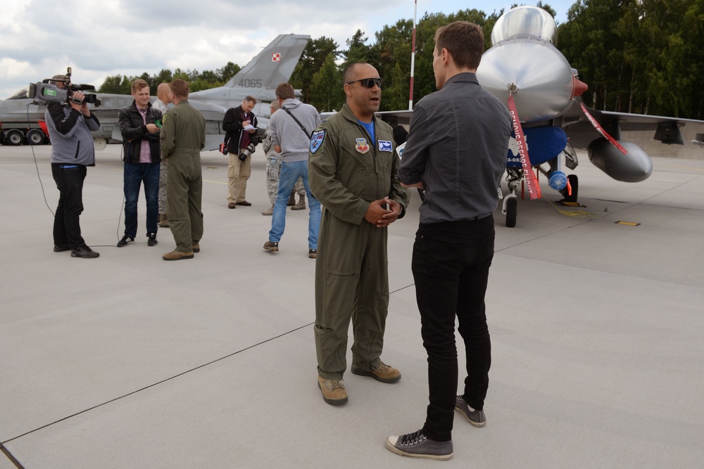 Media day at Łask Air Base, Poland