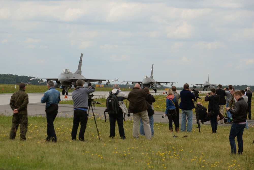 Media day at Łask Air Base, Poland