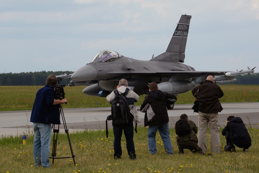 Media day at Łask Air Base, Poland
