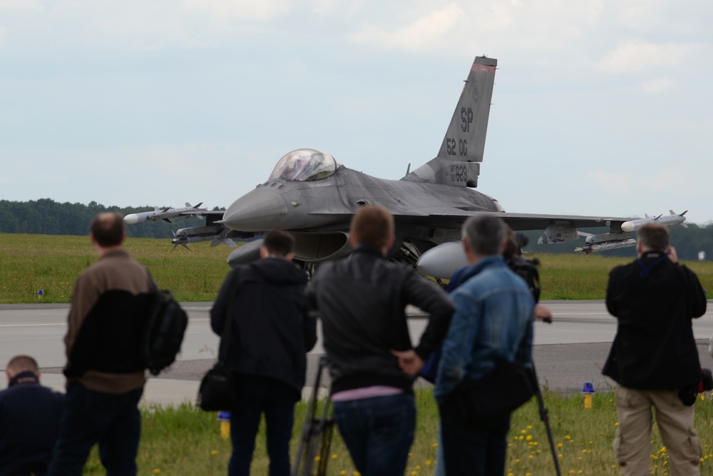 Media day at Łask Air Base, Poland