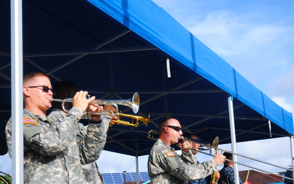 US Navy Pacific Fleet Band kicks off baseball tournament