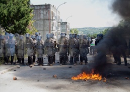 Marines, French Gendarmerie quiet the riots