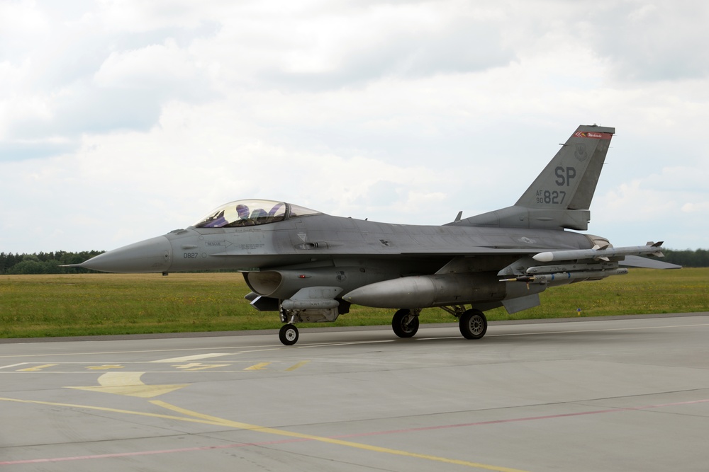 F-16s return from Exercise Ramstein Guard