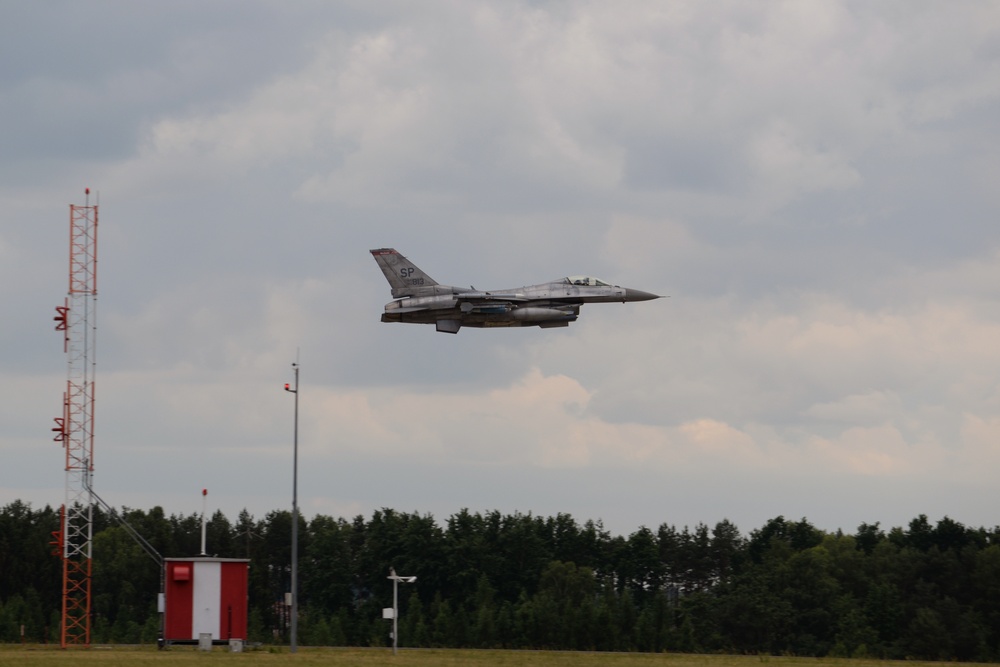 F-16s return from Exercise Ramstein Guard