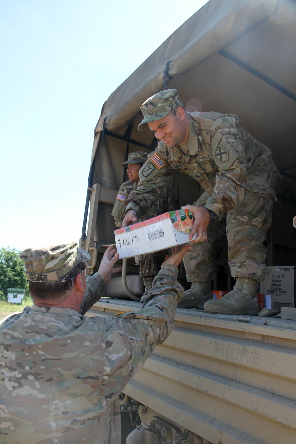 Forward Support Company keep troops fed during Operation Resolute Caslte 15