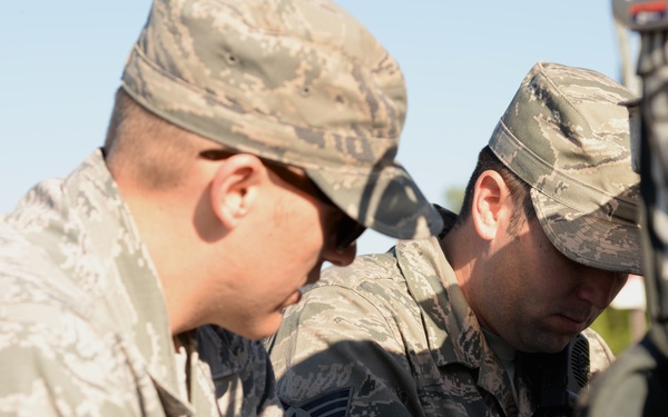 Fuel spill exercise train Airmen