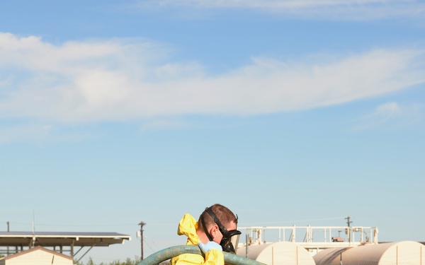 Fuel spill exercise trains Airmen to protect, preserve environment
