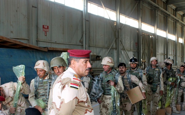 IA units receive equipment, weapons