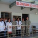 Brig. Gen. Milhorn visits blood bank