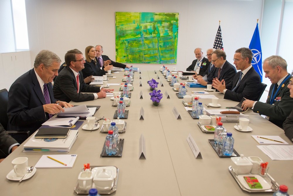 Secretary of defense visits NATO