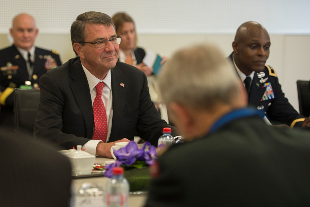 Secretary of defense visits NATO