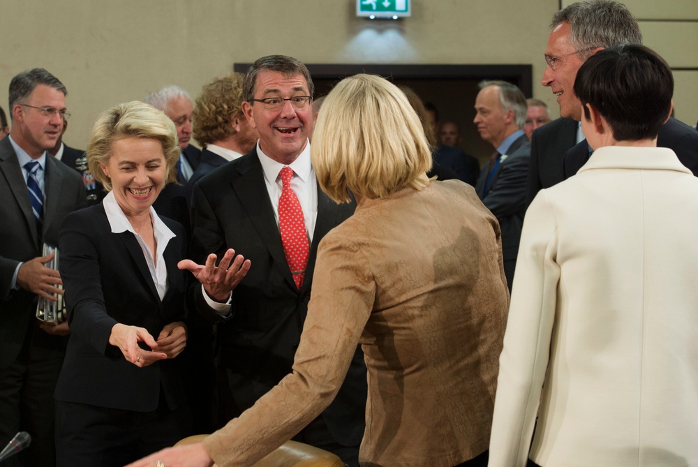Secretary of defense visits NATO