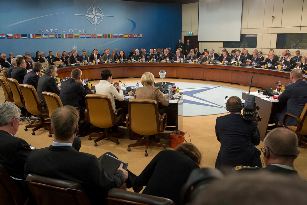Secretary of defense visits NATO