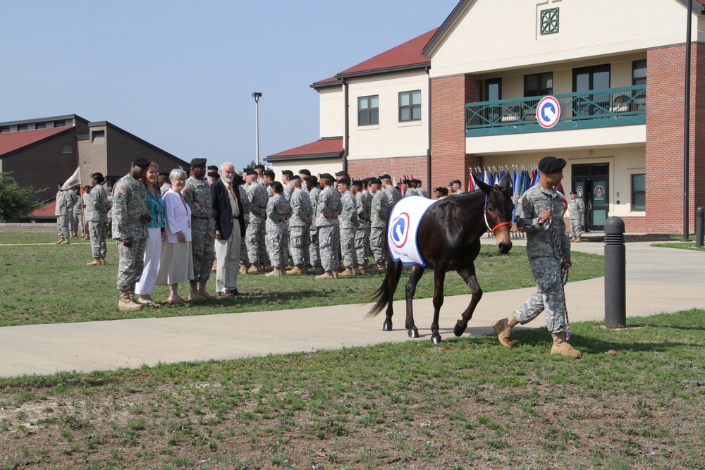 1st Sustainment Command (Theater) mascot remembered as a symbol of continued legacy