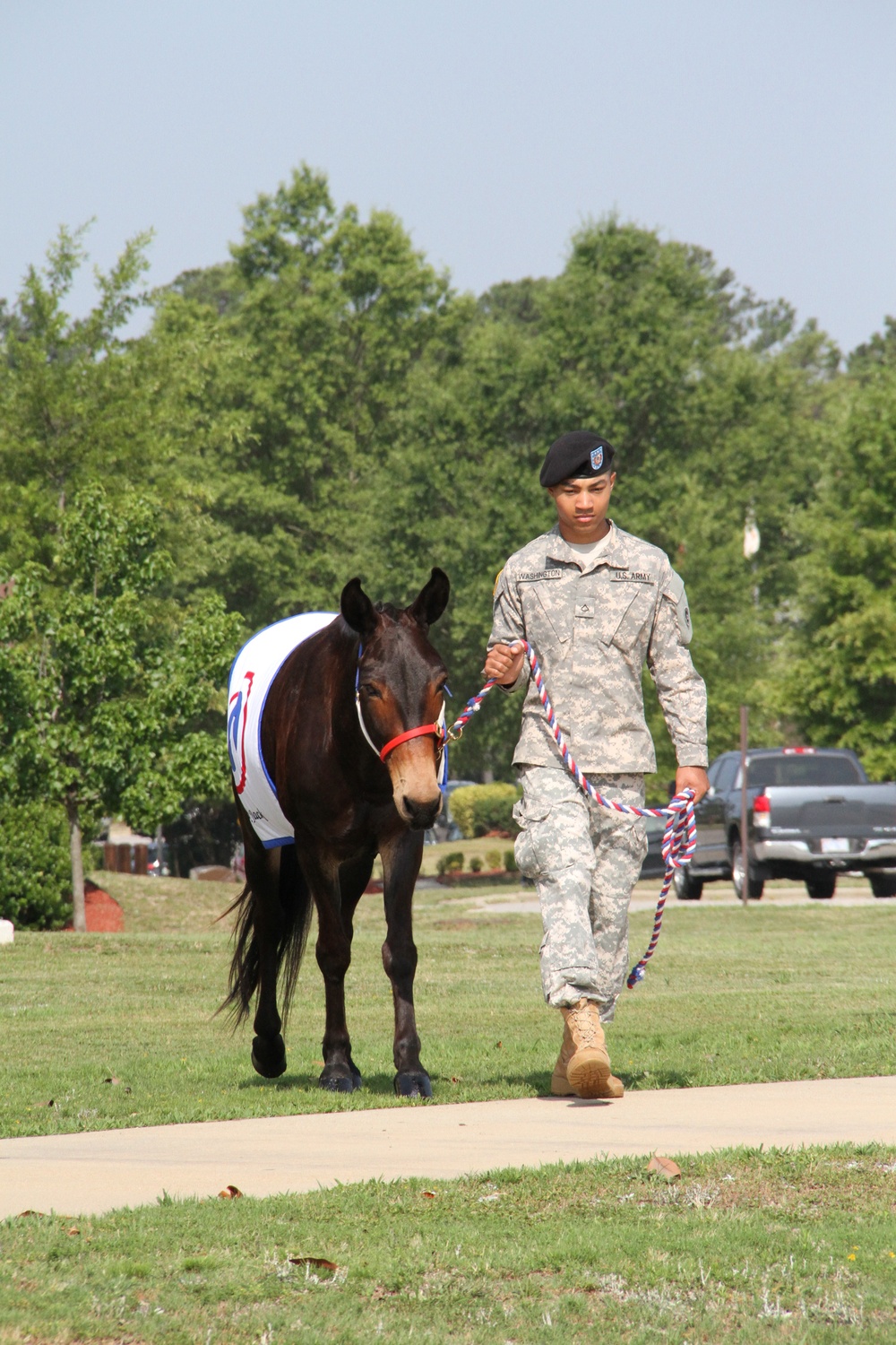 1st Sustainment Command (Theater) mascot remembered as a symbol of continued legacy