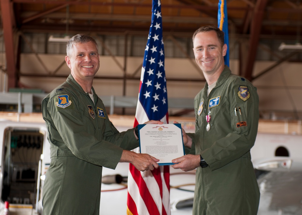 586th Flight Test Squadron change of command