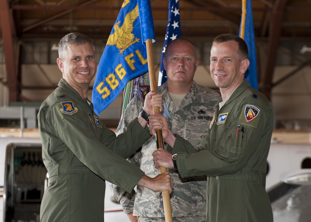 586th Flight Test Squadron change of command