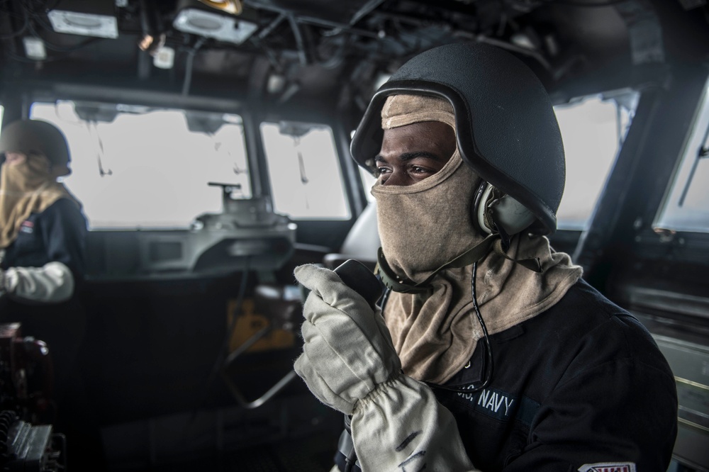 USS Essex general quarters drill