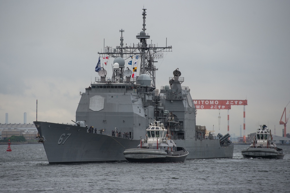 USS Shiloh returns to Fleet Activities Yokosuka