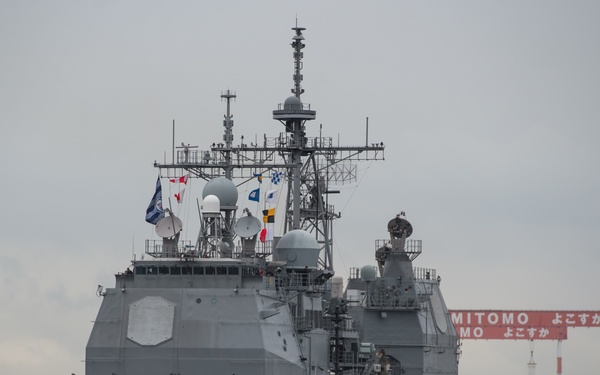 USS Shiloh returns to Fleet Activities Yokosuka