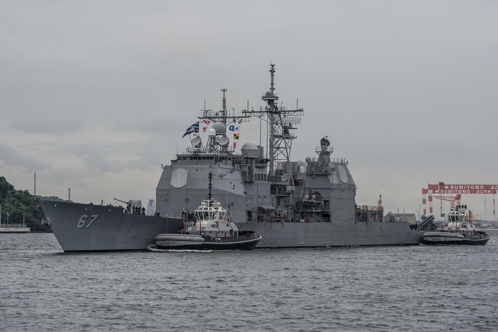 USS Shiloh returns to Fleet Activities Yokosuka