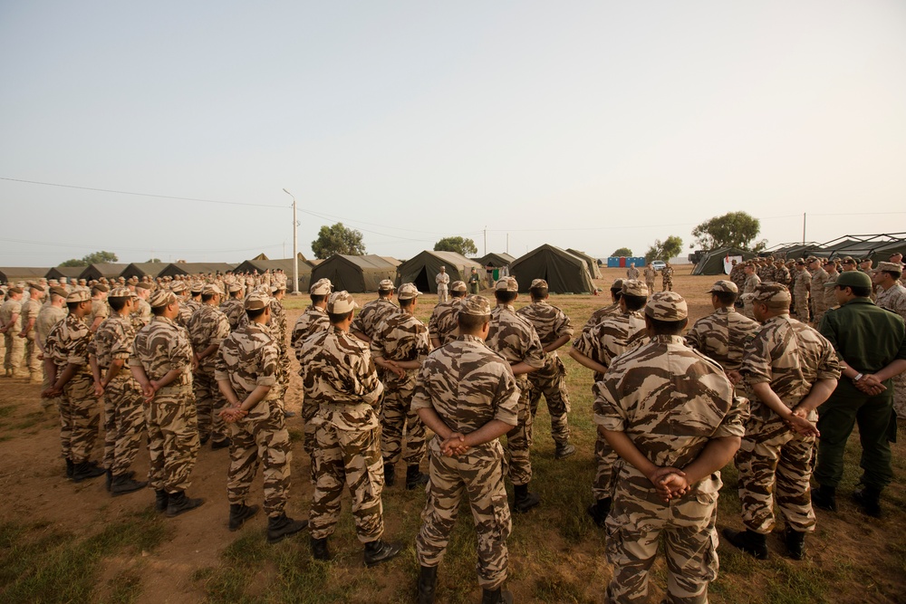 African Lion 15: Tifnit military dog and UN training