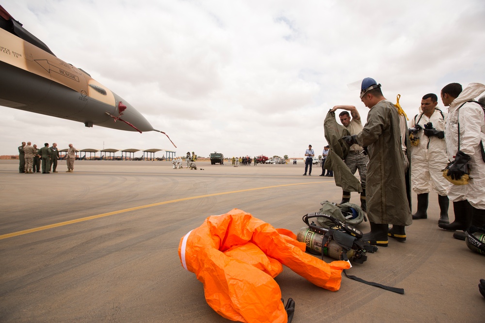 Exercise African Lion 15: Maj. Gen. Simcock visit